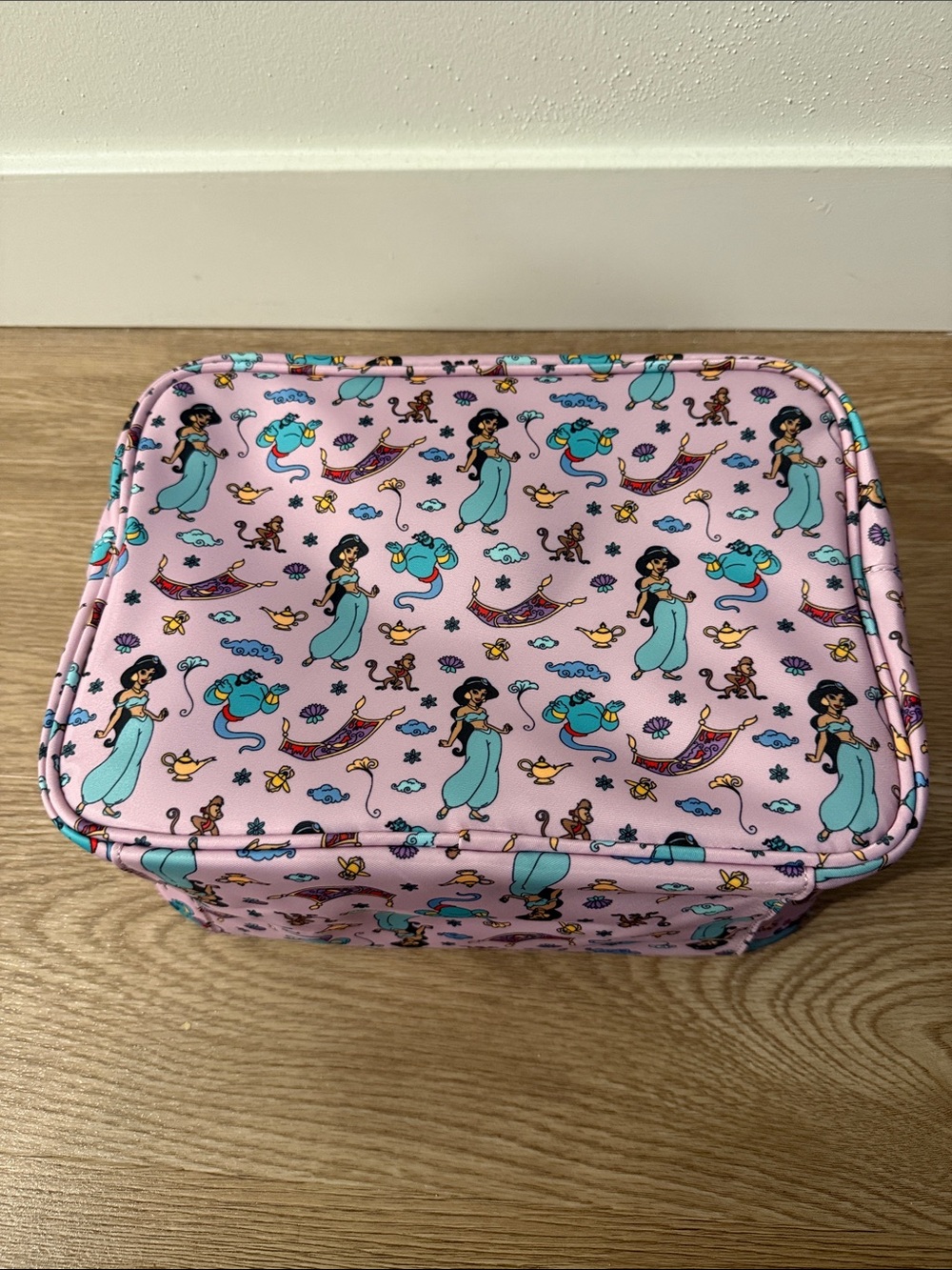 Jasmine Print Cosmetic Bag - Stoney Clover - Picture 2 of 6